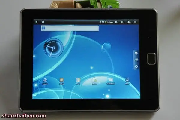 upad android tablet home screen