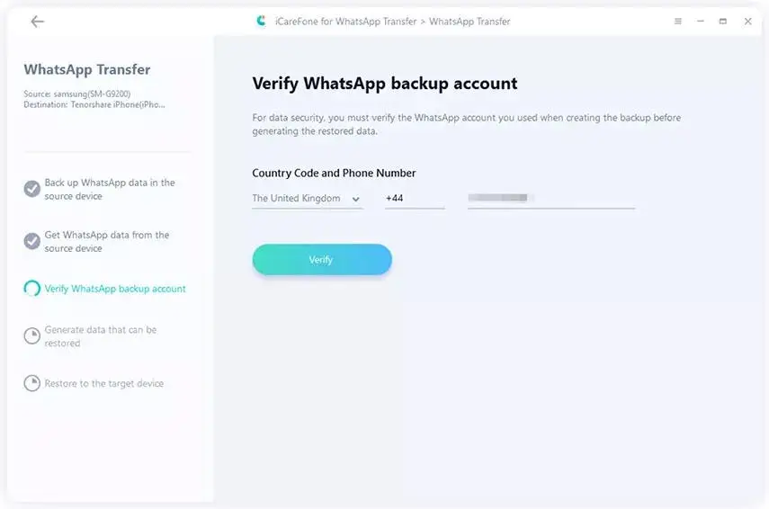 verify whatsapp account 2