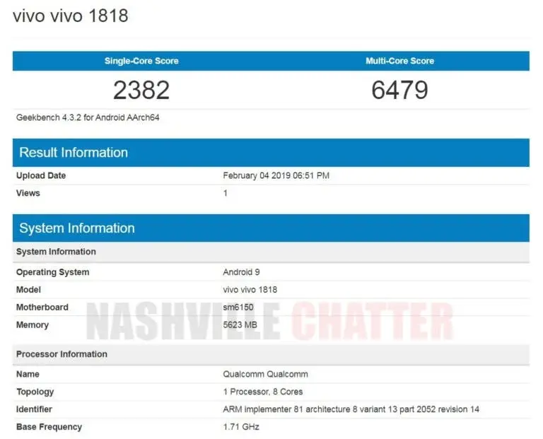 vivo 1818