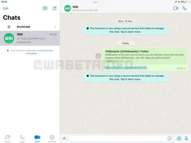 wa chat list view ipad ios 768x576 1