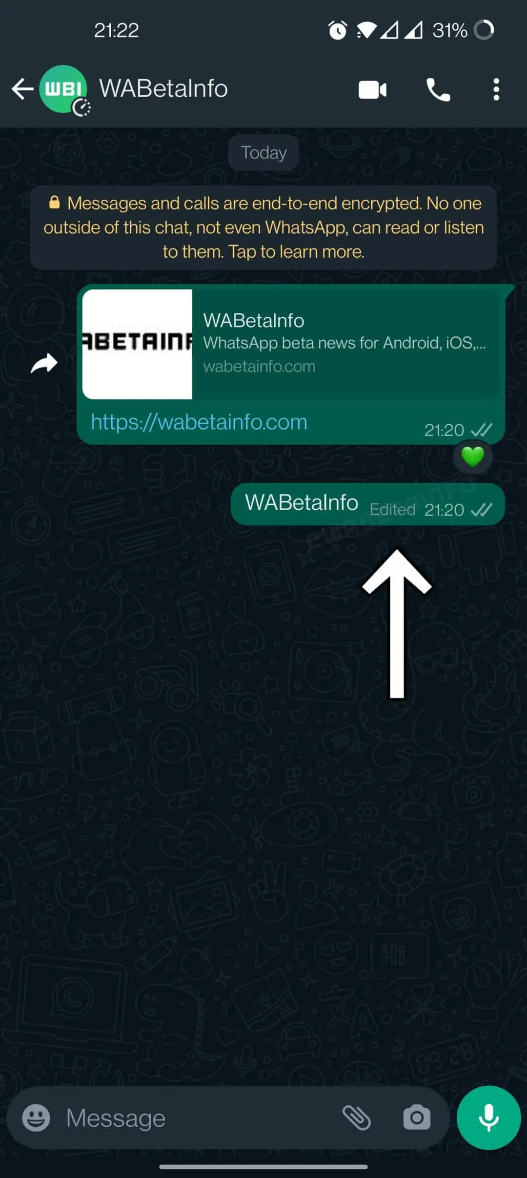 wa edited message label message bubble android scaled 1