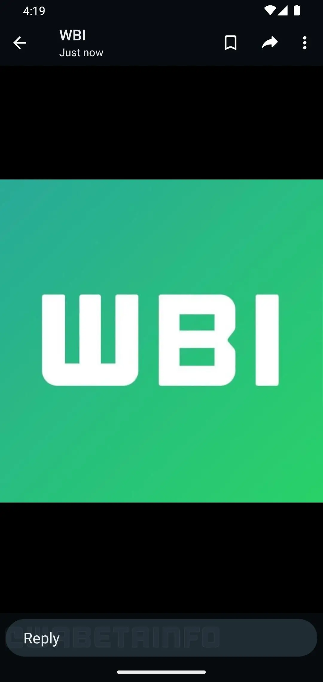 wa reply bar feature android