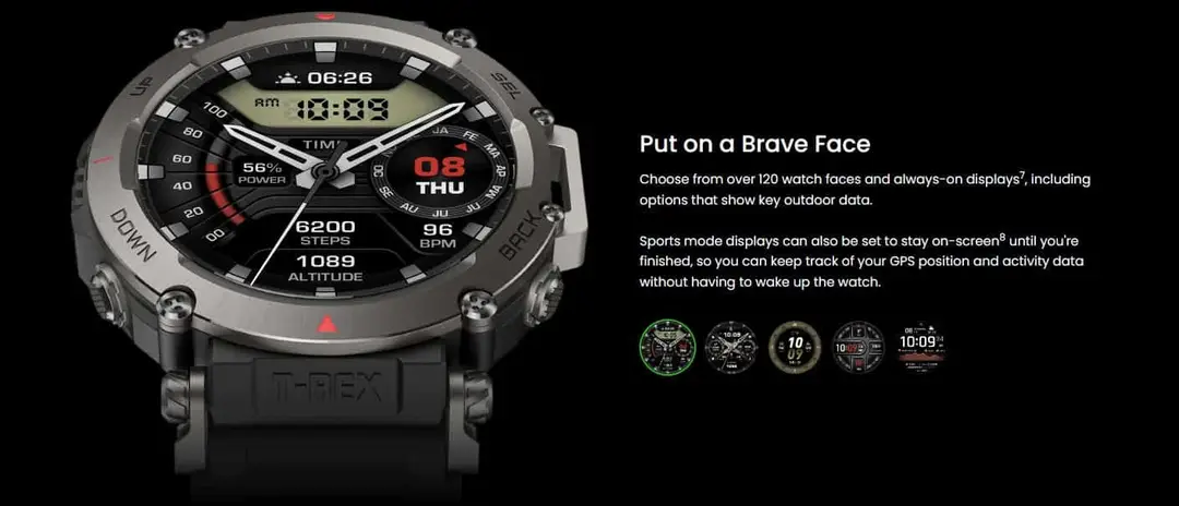 watch faces t rex ultra
