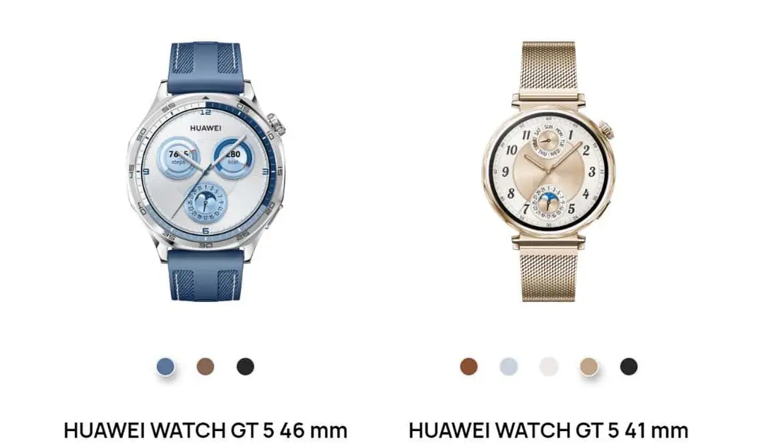 watch gt 5 size options