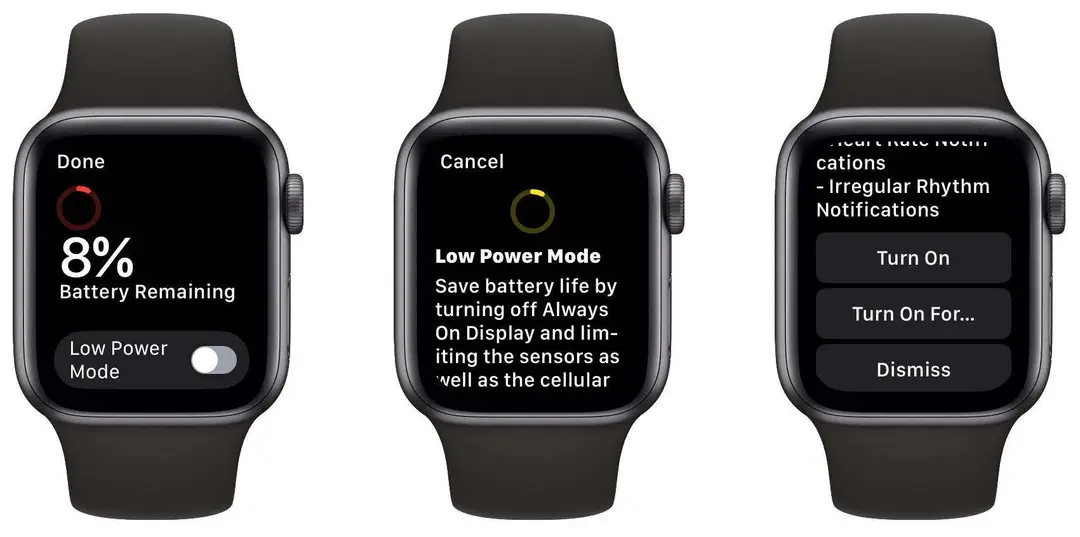 watchos 9 low power mode