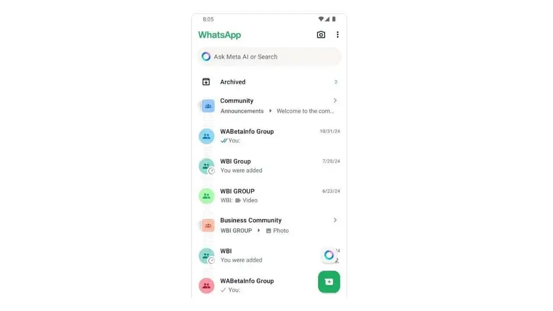 whatsapp grup sohbet ikonlari