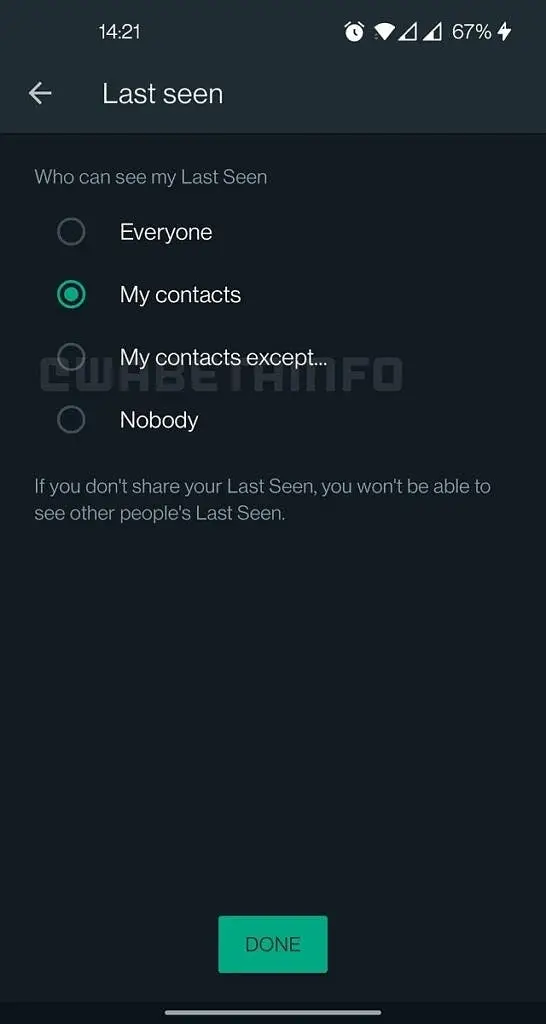 whatsapp last seen visibility setting screenshot 546x1024 1