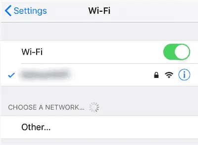 wifi menu on icloud locked iphone