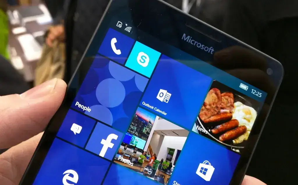 windows 10 mobile lumia950 handset