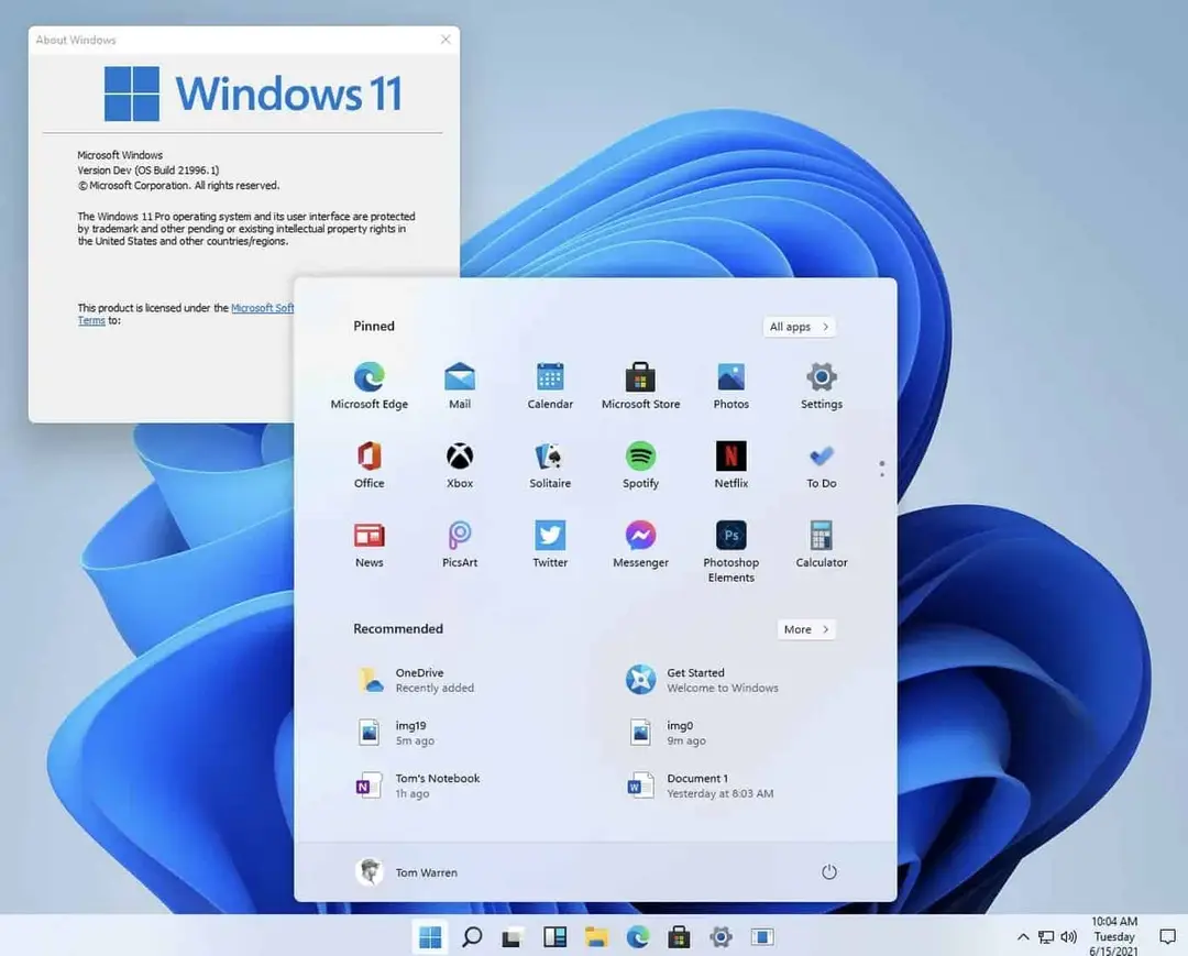 windows 11 1 1