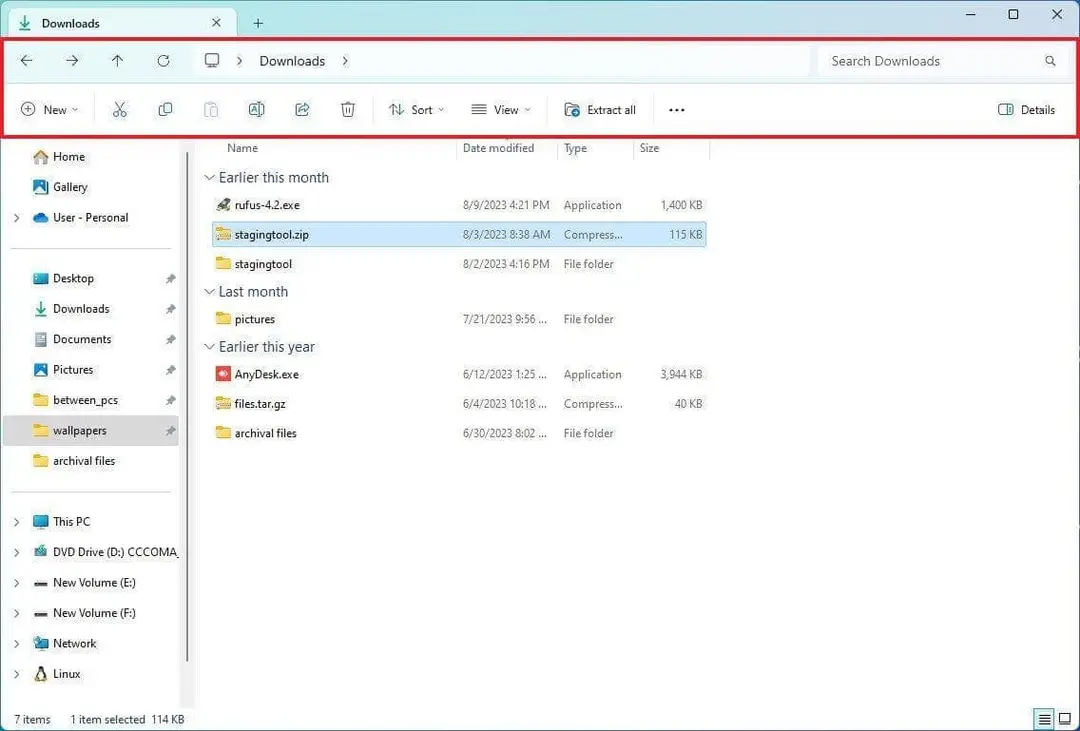 windows 11 file explorer