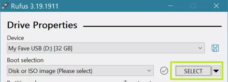 windows installation via usb drive 2