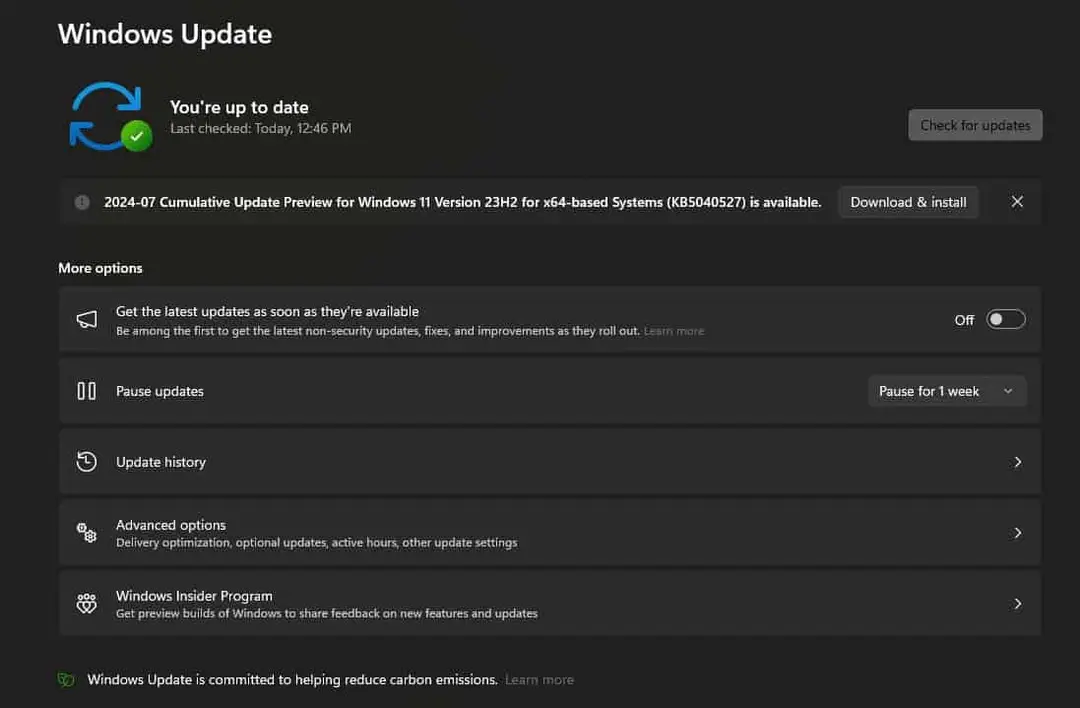 windows update