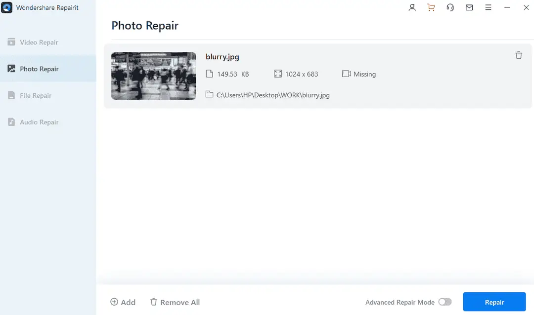 wondershare repairit