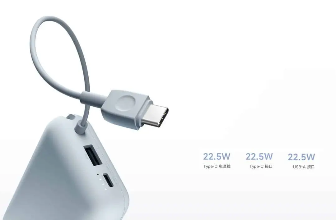 xiaomi 10000mah pocket edition charging ports
