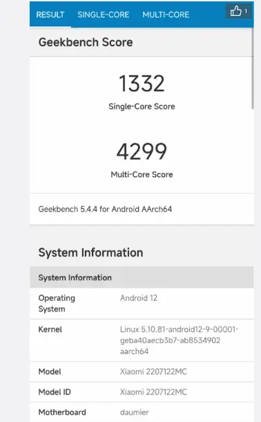 xiaomi 12 pro a