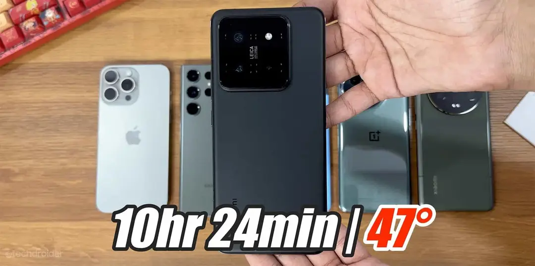 xiaomi 14 pro max with snapdragon 8 gen 3 battery test