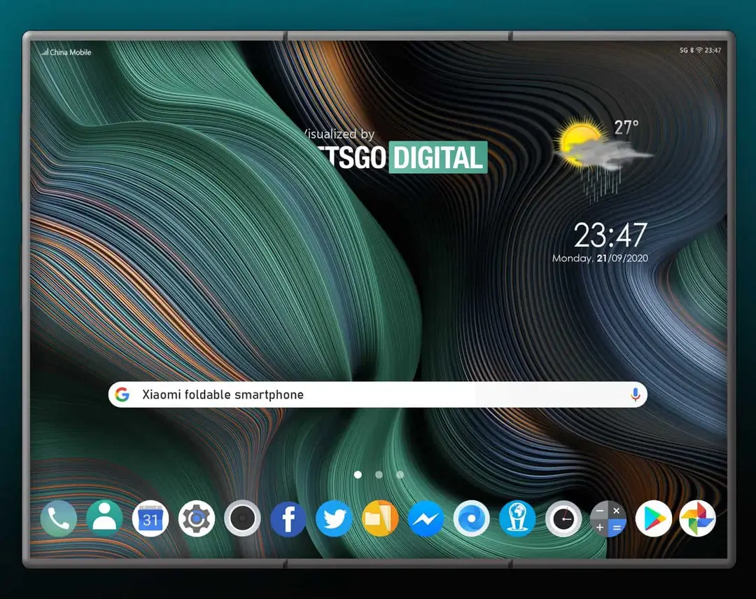 xiaomi foldable pphone d