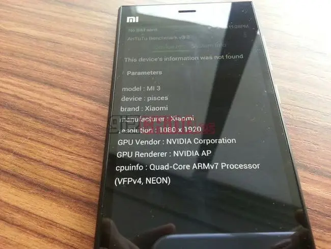 xiaomi hands on unboxing mi3 antutu 2
