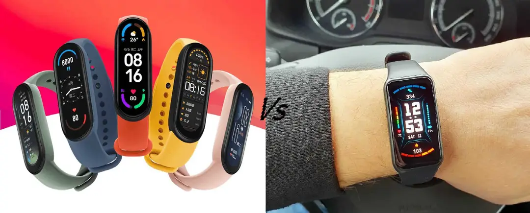 xiaomi i band 6 vs honor band 6