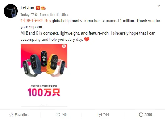 xiaomi mi band 6