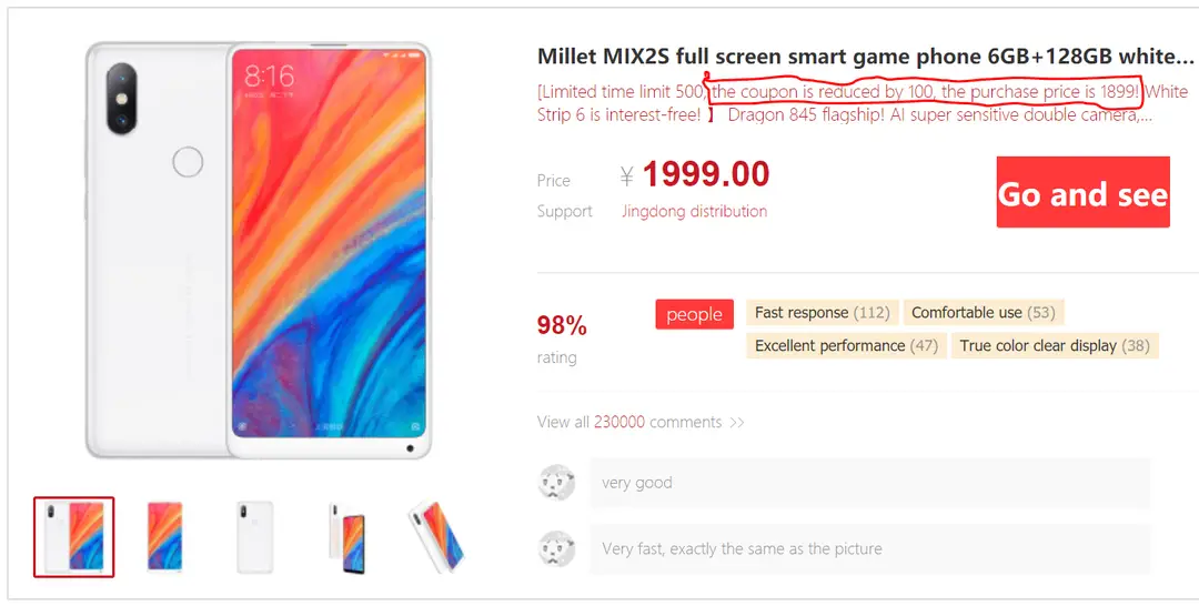 xiaomi mi mix 2s a
