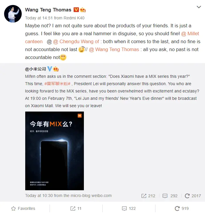 xiaomi mi mix 4