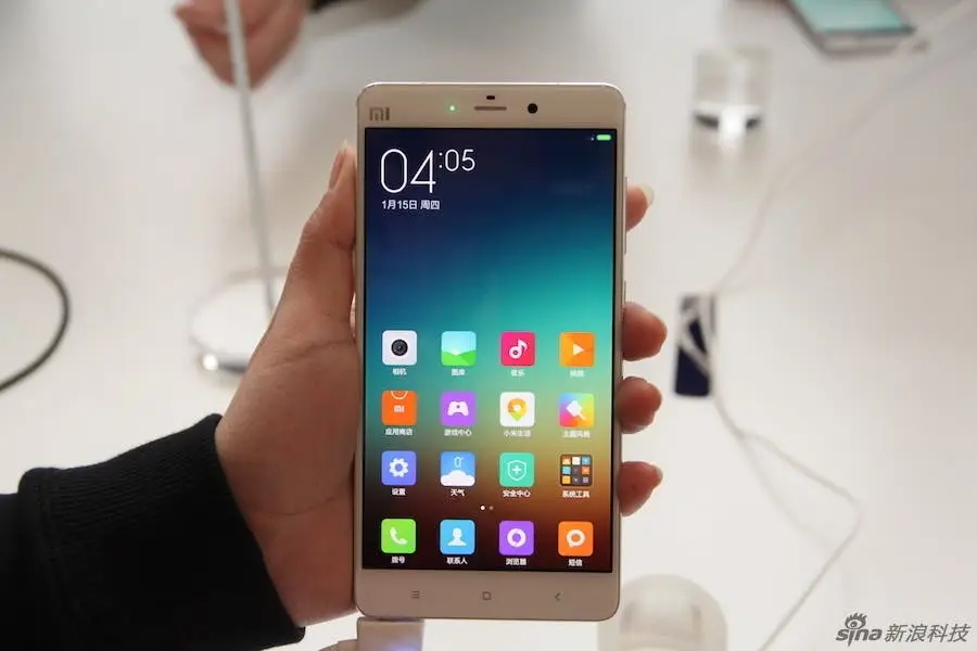 xiaomi mi note hands on photos white