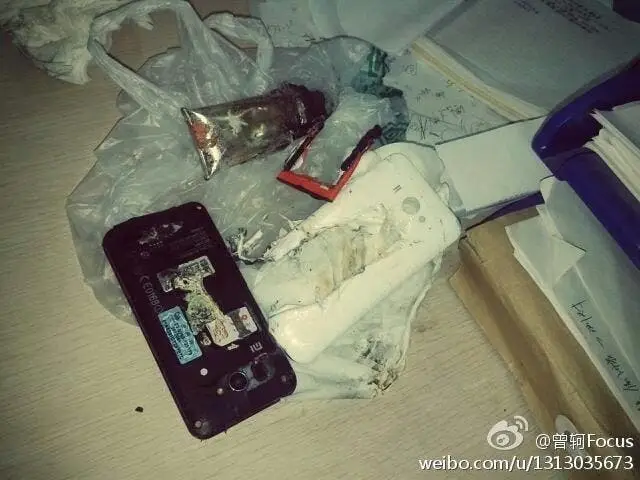 xiaomi mi2 battery explodes