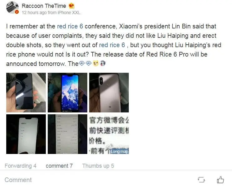 xiaomi redmi 6 pro