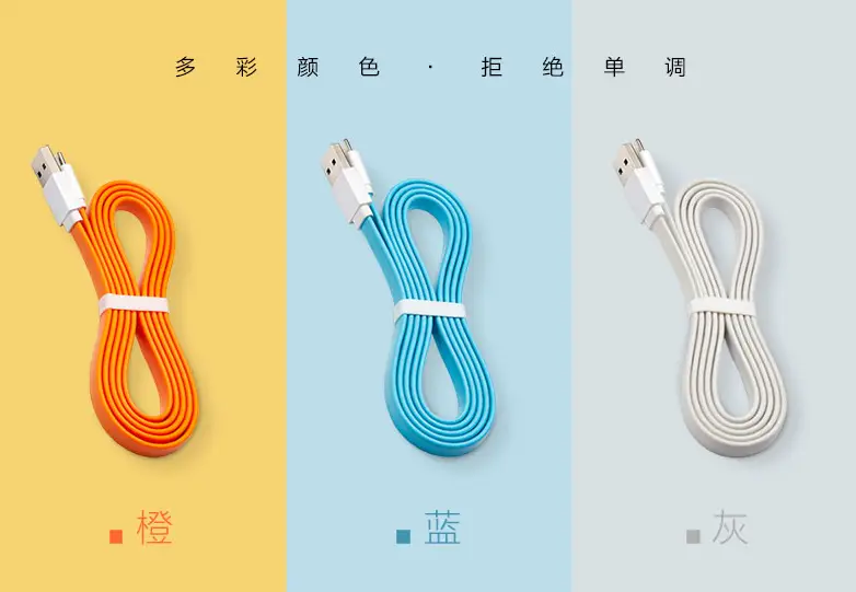xiaomi type c data cable colors