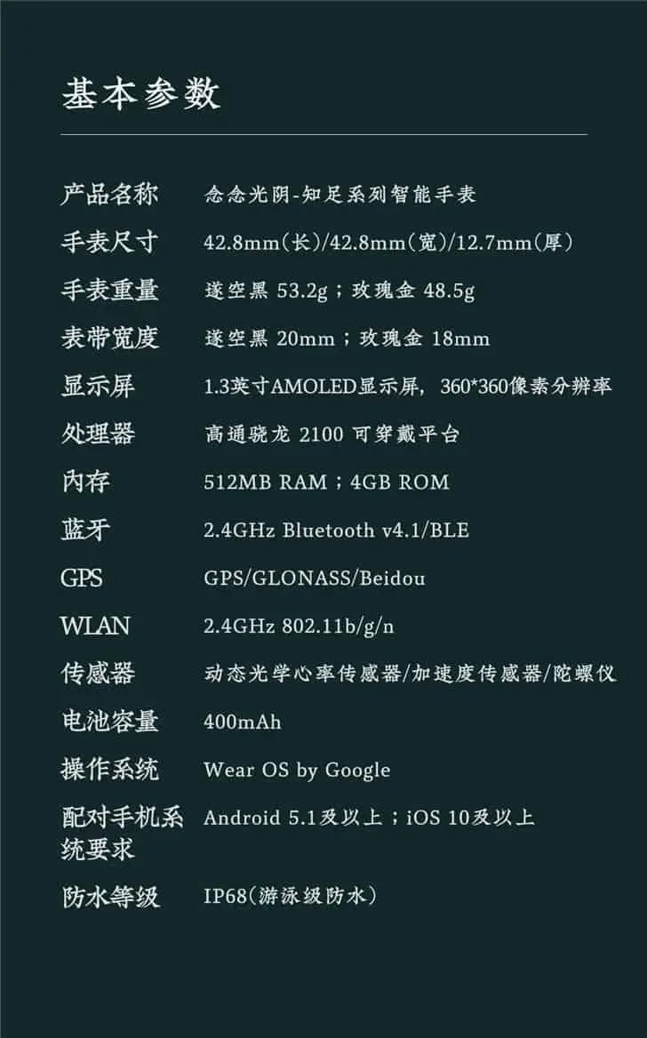 xiaomi watch fce a