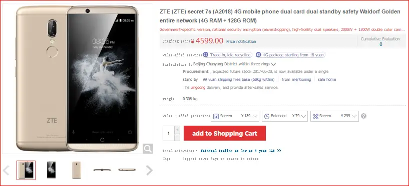 zte axon 7s