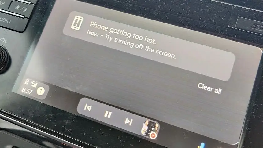 android auto causing phone overheating users pulling over immediately 230488 7