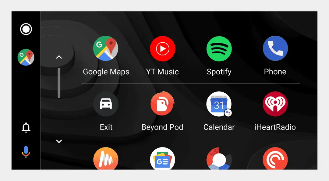 android auto taskbar