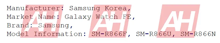exclusive galaxy watch fe leak