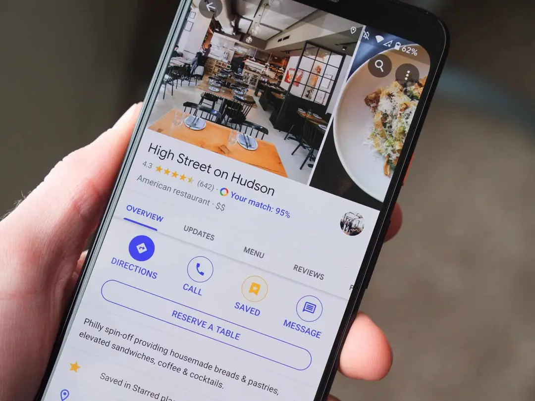 google maps restaurant 1