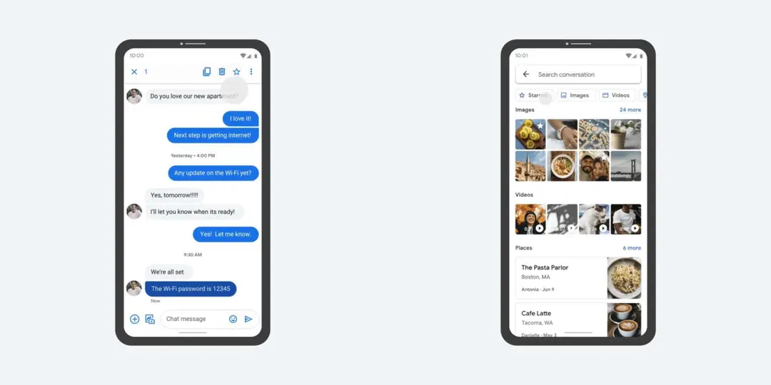 google messages star
