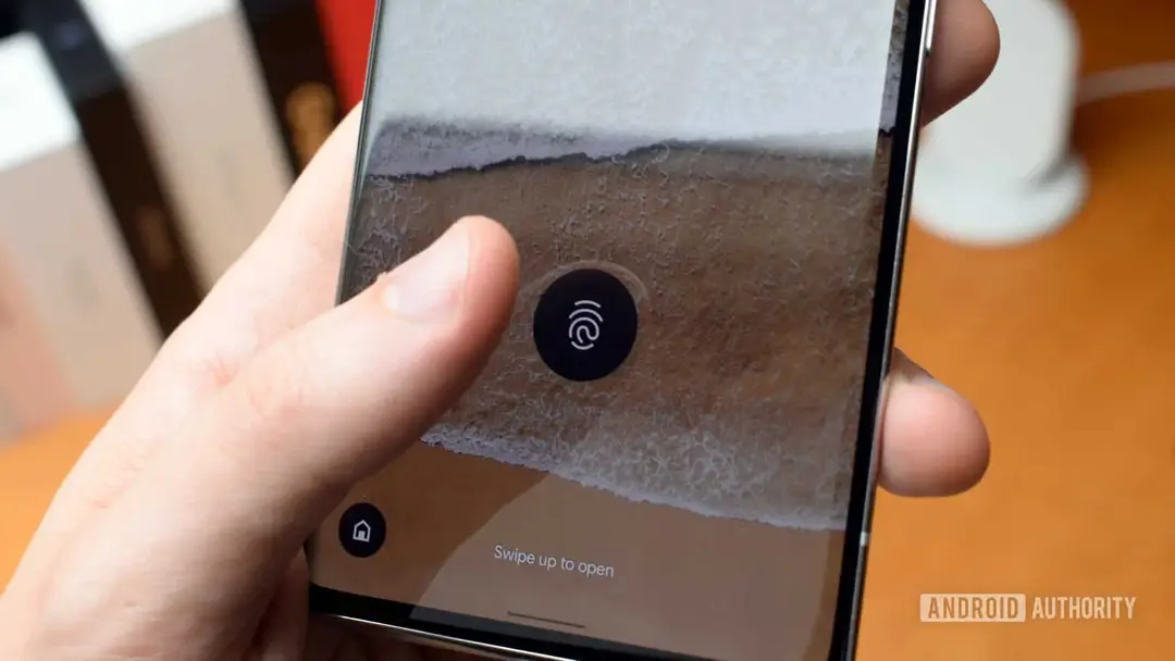 google pixel 6 pro fingerprint scanner