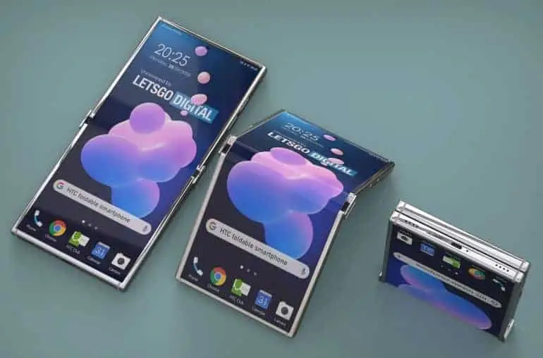 htc foldable smartphone patent