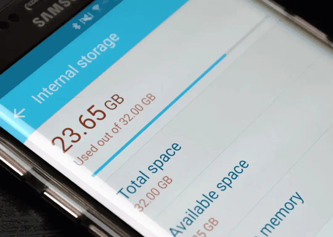 internal storage