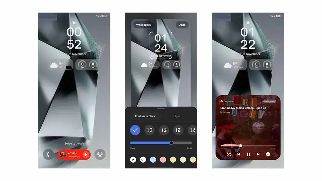 new lockscreen