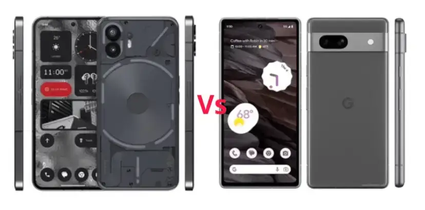 nothing phone vs pixel 7 ui