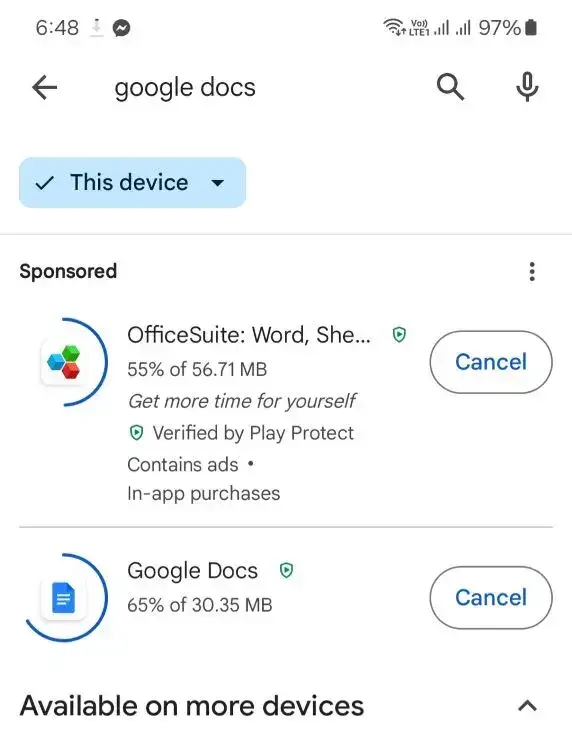 play store