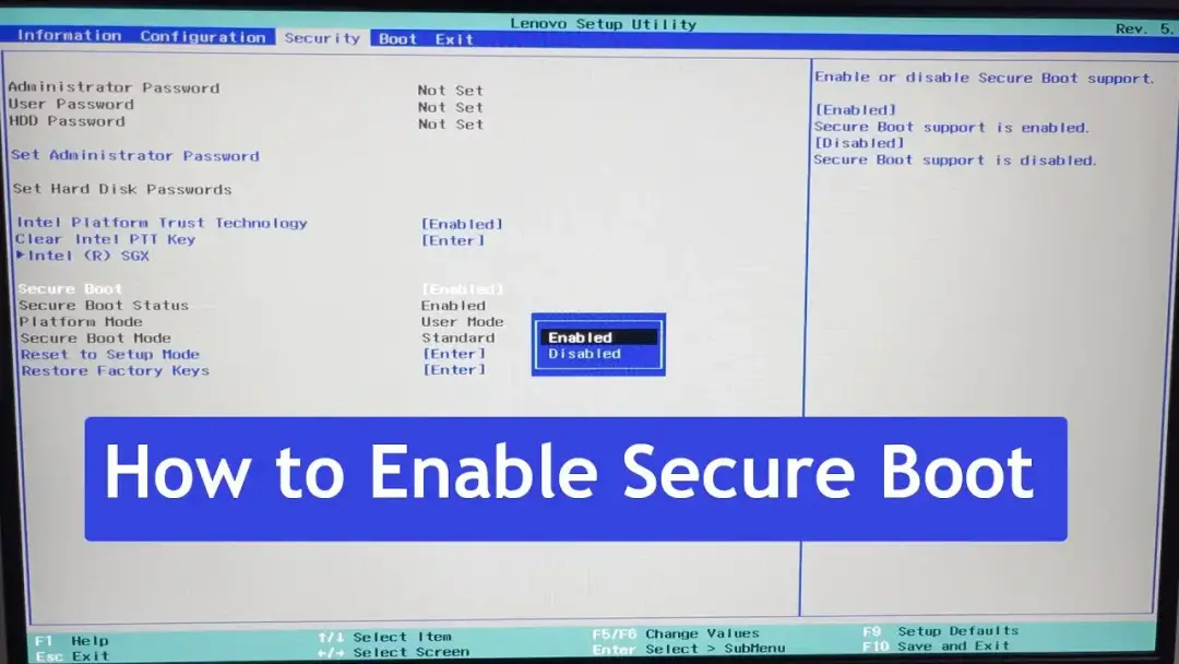 secure boot