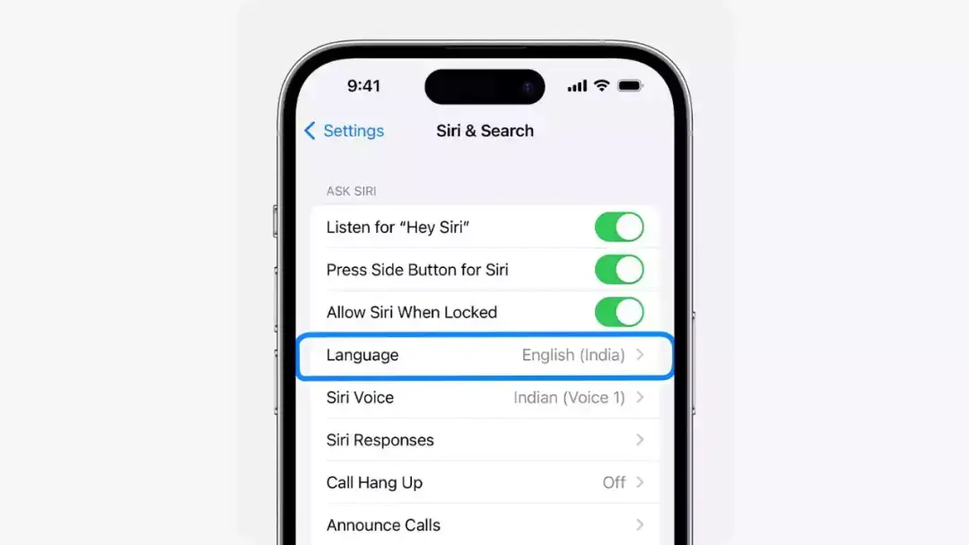 siri languages