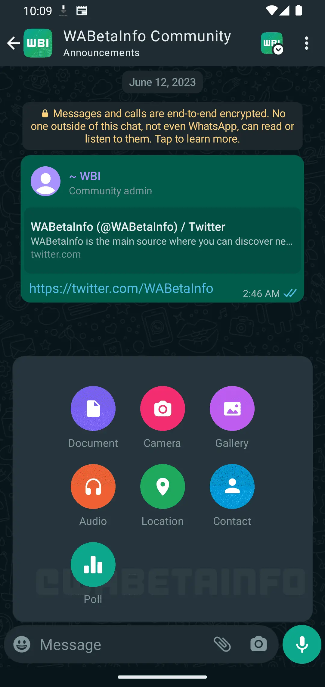 whatsapp community