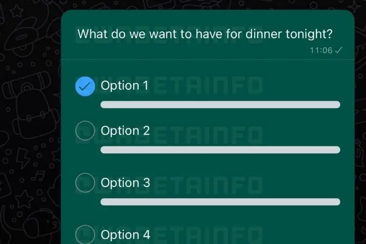 whatsapp polls