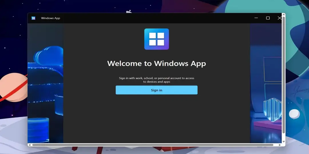 win app