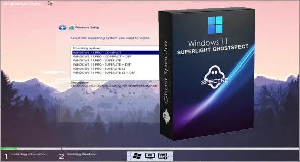 windows 11 pro 21h2 superlight ghostspectre